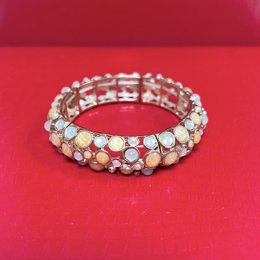 Multi Color Bracelet with Crystals